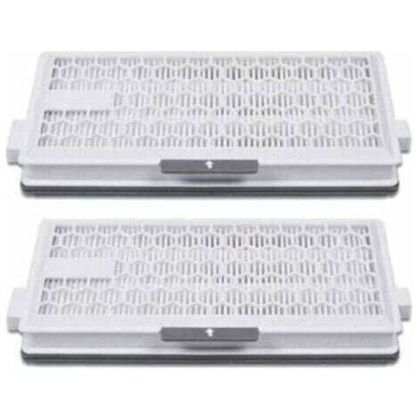 Lot de 2 filtres HEPA Airclean Plus 50 pour aspirateur Miele Complete C3 Powerline, S8340,Air Clean SF-HA 50 pour Complete C2 C3 Compact C1 C2-2,Lot de 2 pièces de rechange (1/5)