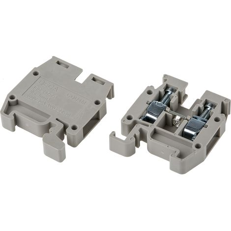 Bloc de jonction RS PRO, 4mm², A visser ( Prix pour Paquet de 10 ) (1/2)