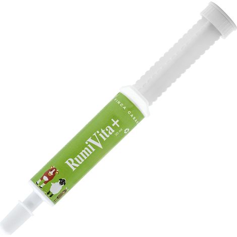 RumiVita – Complemento nutricional en pasta para cabras y ovejas – Apoyo vitamínico-mineral en situaciones de necesidad – Formato jeringa oral 30 ml