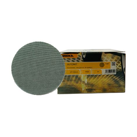 MIRKA DISCHI AUTONET 150MM P400 PEZZI 50