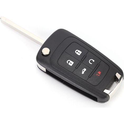 Coque Coquille de Clé Télécommande 5 Boutons Remplacement pour Chevrolet Camaro 2010-2013 (1/5)