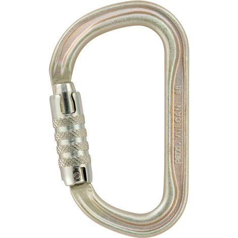 Petzl Mosquetón asimétrico de alta resistencia - VULCAN TRIACT-LOCK