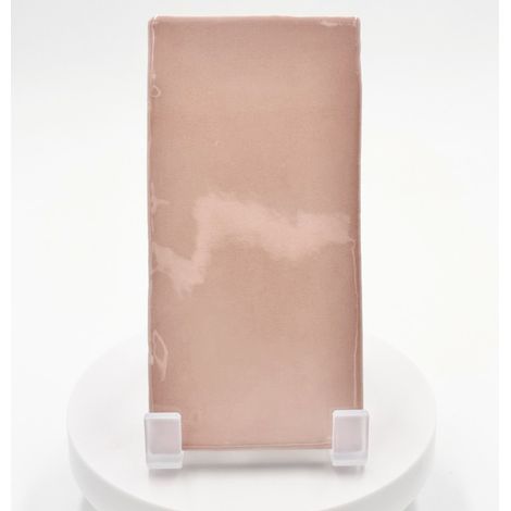 Aelle - Carrelage mur effet zellige rose 7,5x15 cm MANACOR BLUSH PINK - Vendu par boîte de 0,50 m² (1/3)
