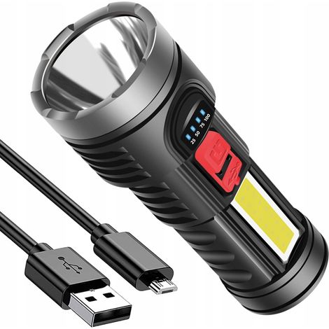 LAMPE TORCHE LED RECHARGEABLE PUISSANTE