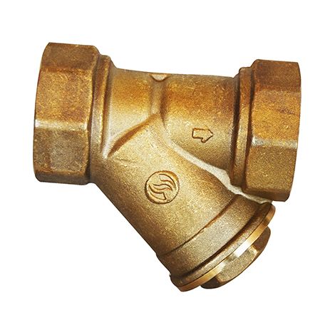 Sferaco – Filtre à tamis laiton – Cartouche inox – Femelle/Femelle BSP – Pression de service 16 bars – Température 120°C