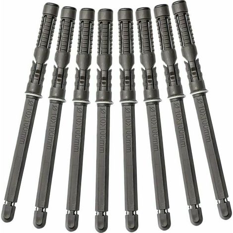 – Supports étagères murales invisibles – Lot de 8 – Capacité de charge 40 kg – Acier trempé pour fixation sur bois et maçonnerie (1/5)