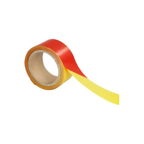 Ruban haute résistance 50mmx100m Rouge/Jaune - 3029116
