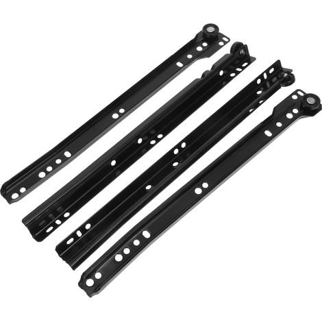 2 jeux de supports montage pour glissières tiroir, tiroir métalliques (1/5)