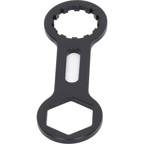 Werkzeug zur Reparatur von Fahrradgabeln, schwarze Aluminiumlegierung, Kappenentferner für mechanische/hydraulische Mountainbike-Gabeln (1/5)