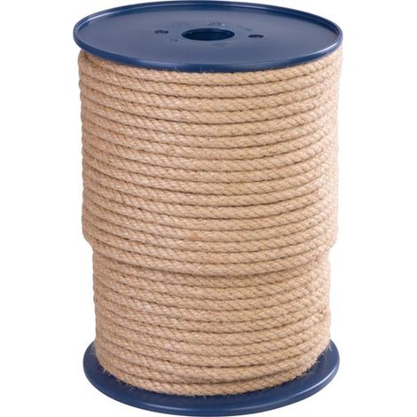 Seil Strend Pro Premium, Jute, natürlich, 8 mm, gedreht, L-100 m