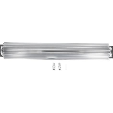 Refroidisseur de transmission à double passage de 18 pouces, en aluminium anodisé à ailettes, universel pour la plupart des voitures et camions (1/5)