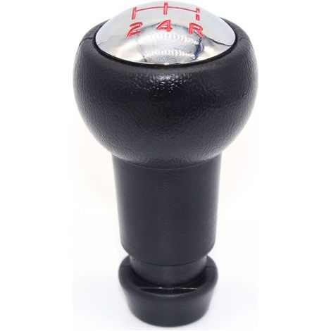 Pommeau de levier de vitesse 5 vitesses, compatible avec Peugeot 106 107 205 206 207 306 307 308 3008 (lettre rouge) (1/4)
