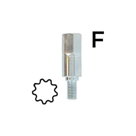 Adattatore albero 10 dente rinvio omocinetico Universel