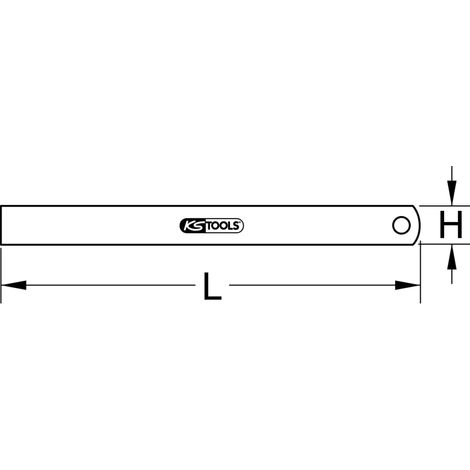 Righelli KS TOOLS - Semi-rigidi - 500 mm - 300.0111