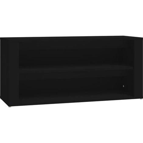 Schuhregal Schwarz 100x35x45 cm Ingenieurholz