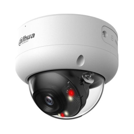 (DH-IPC-HDBW3849EP-S-IL-0280B) DAHUA CAMARA IP DOMO ANTIVANDALICA 8MP  WIZSENSE SMART DUAL LIGHT ACUPICK INTELIGENCIA ARTIFICIAL LED IR WDR, MICRO INT