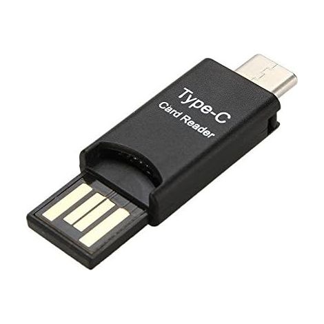 Adaptateur USB 3.1 type C USB-C vers lecteur de carte SD TF pour PC et téléphone portable (1/5)
