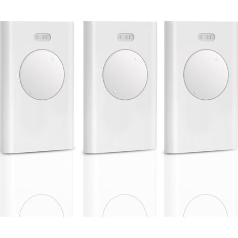 Telecomando universale per cancello a 2 canali, 3 pezzi XT2 433 SLH LR 433,92 MHz per F433 Bianco (include 3 batterie extra) (1/5)