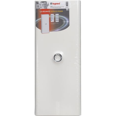 Legrand – Porte de coffret électrique 4 rangées 13 modules – blanche – Indice de protection IP40 – Charnières non visibles