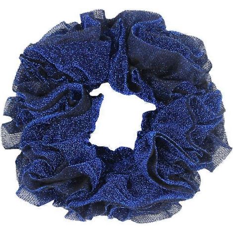 Grand élastique scrunchie moelleux pour cheveux, chouchou oversize, lien à queue de cheval, accessoire capillaire doux et volumineux. (1/4)