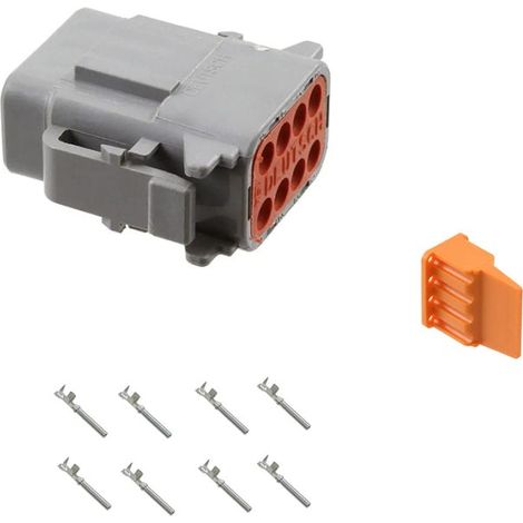 Kit Connettore Serie DTM Maschio 8 Vie
