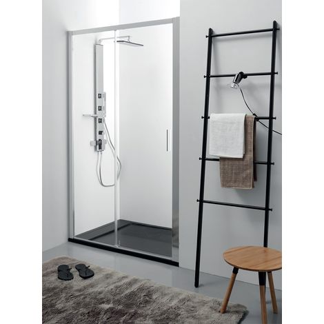 Porta doccia QUICK in cristallo 6 mm trasparente cm. 180 con