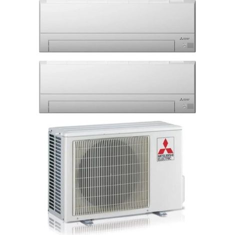 Mitsubishi Electric Dual Split Inverter-Klimagerät Serie MSZ-BT 7+9 mit MXZ-2F42VF R-32 Wi-Fi Integrated 7000+9000