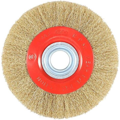 1 Pcs 8 Pouces En Acier Inoxydable Plat Brosse Adaptateur Anneaux Pour Bench Grinder Polonais (1/4)