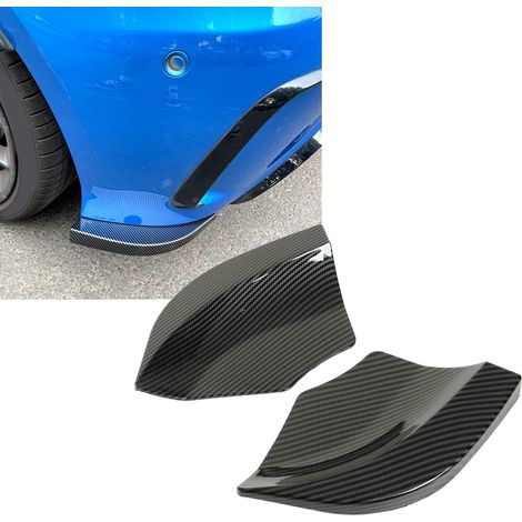 Heckstoßstangendiffusor (Paar, links und rechts) für Mercedes-Benz A-Klasse W176 AMG-Line A45 2012–2018, Carbonfaser-Optik (1/5)