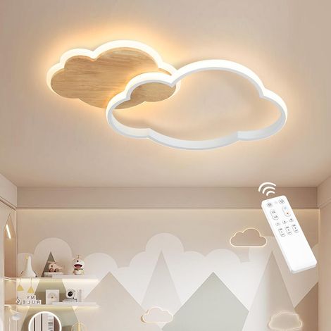 Plafonnier LED Dimmable 3000K-6000K Lustre Chambre Enfant 22W 40CM (1/5)