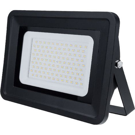 Projecteur LED 200W 100° IP65 NOIR - Blanc Neutre - SILUMEN (1/2)