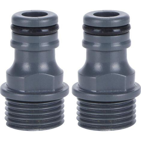 (2 2) Mapor - raccord de tuyau d'eau, raccord de tuyau d'eau en PVC, adaptateur de robinet, machine à laver de jardin (1/5)