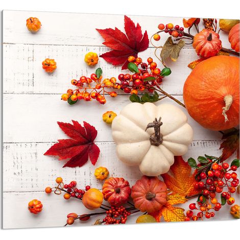 PANEL DE VIDRIO PARA COCINA 65x60 Calabaza (1/5)