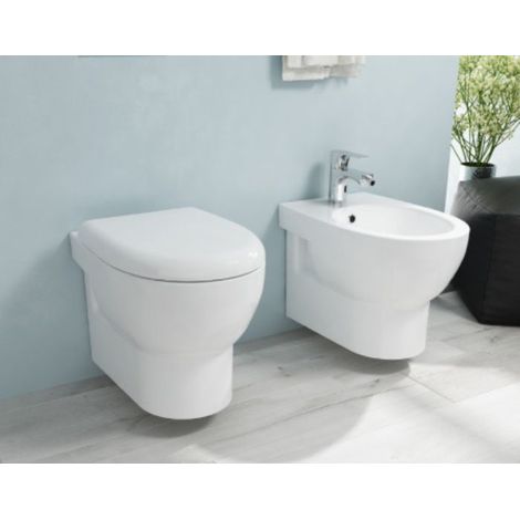 Sanitari Sospesi ABE Azzurra Ceramica Vaso Easy Clean, Bidet in (1/2)