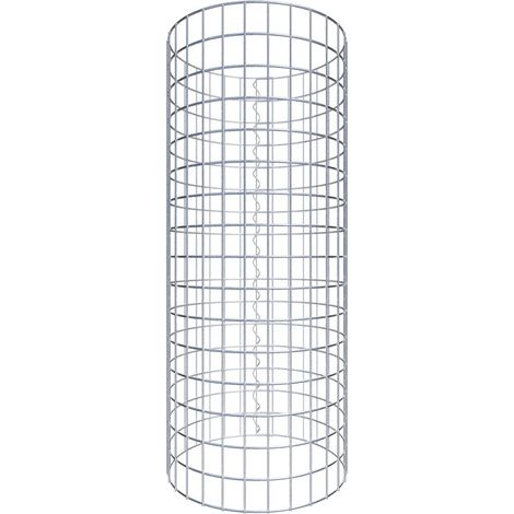 Gabiondeco - Colonne de Gabion ronde. diamètre 47 cm. maille 5 x 5 cm - Hauteur : 80 cm - Made in Germany (1/5)
