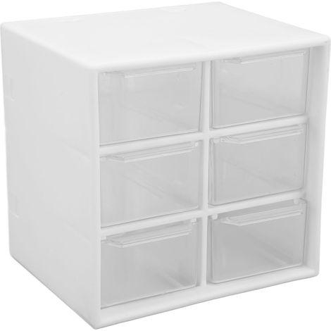 Boîte de rangement pour outils manucure, dessus de bureau, anti-poussière, tiroir organiseur vernis à ongles, simple, pour femmes. (1/5)