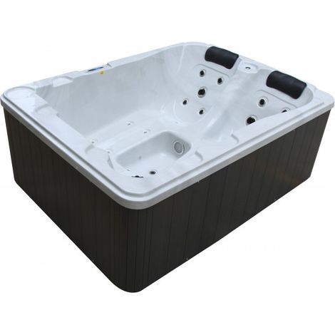 Spa rigide 3 places 210 x 158 x 78 cm – Volume 800L – 25 jets dont 14 de massage – Équipement Balboa – Isolation thermique – Water Clip (1/4)