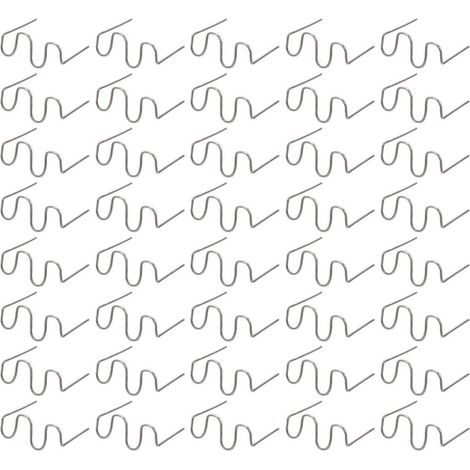 Agrafes de Réparation Plastique Automobile 100 Agrafes Ondulées 0,6 MM Fil de Soudure et Pistolet pour Réparation Pare-Chocs Voiture (1/5)