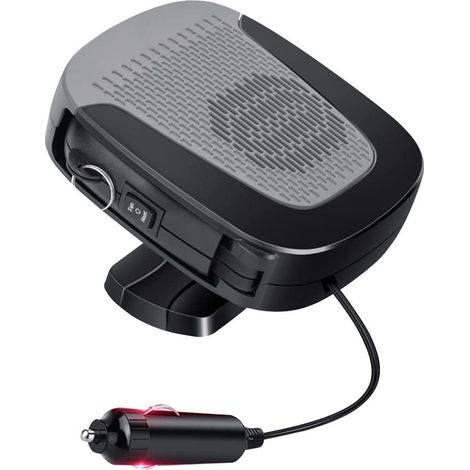 Chauffage soufflant pour voiture 12V 150W, chauffage d'hiver pour voiture, dégivrage réglable, chauffage électrique pour voiture, dégivreur de pare-brise (1/5)