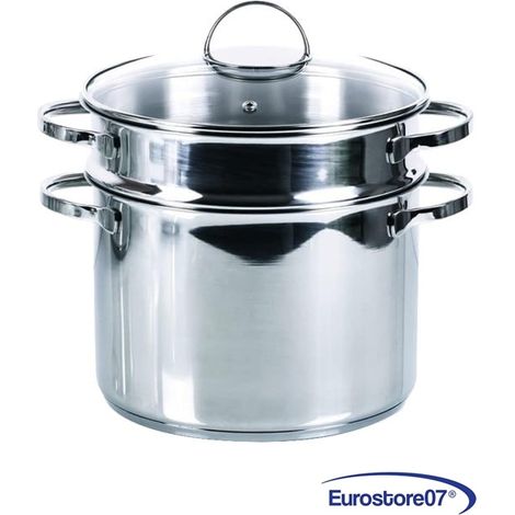 Moneta pentola 'allegro inox' pastaiola ø cm. 22 anche piani induzione (1/4)