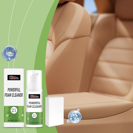 Schaumreiniger-Set für Autoinnenausstattung, Polster und Sitzbezüge – 50 ml + 1 Schwamm -- BIEMMEDUE (1/5)
