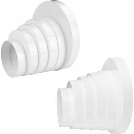 Réduction à canal rond - multi-diaphragmes, asymétrique FI 80-150 - RX 02-504 (1/2)