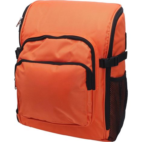Sac à Outils de Nettoyage Polyvalent à Ouverture Complète avec une capacité de 30 L pour de Multiples Utilisations (Orange) (1/5)