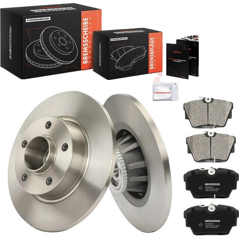 Dischi e pastiglie freno, diametro 280 mm, spessore 16,6 mm, altezza 57,3 mm, diametro cerchio bulloni 118 mm, numero di fori 5 (1/5)
