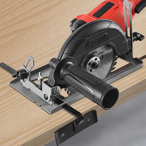 Support De Coupe Pour Meuleuse D'Angle - Plage D'Inclinaison Réglable 0 À 45° - Convient Pour Disques Jusqu'à 125 Mm - Support Stable En Métal Et Plastique - 1 Pièce (1/5)