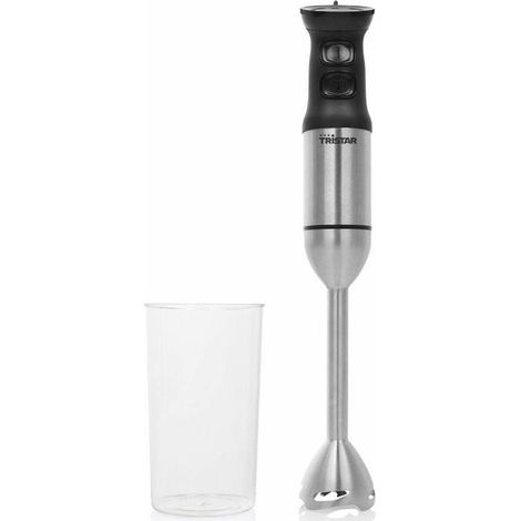 Tristar MX-4855 frullatore 0,6 L Frullatore a caraffa 1200 W Nero, Acciaio inox (1/4)