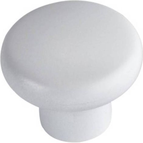 25 x POMOLO IN RESINA 24 PP D 24 MM BIANCO