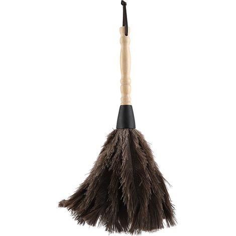 Mini Washable Reusable Ostrich Feather Duster for Books Keyboard Office Home (1/5)