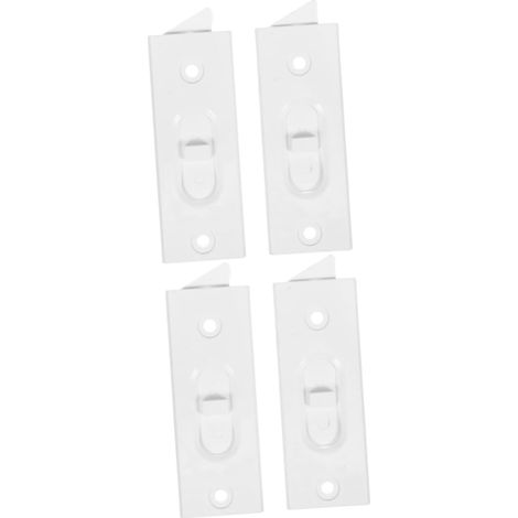 2paires Loquets De Fenêtre Plastique Remplacement De Verrou à Tilt Snap-in Pour Fenêtres Fournitures De Sécurisées