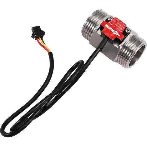 Débitmètre à effet Hall YF-B10-S 1 pouce, capteur de débit d'eau, débitmètre de liquide, capteur de débit de fluide industriel pour la plomberie (1/5)